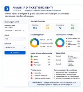 Analisi di ticket e segnalazioni